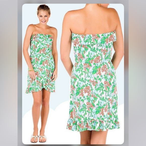 Lilly Pulitzer Flor Dress in Mini Bee in Your Bonnet - Picture 2 of 8